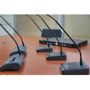 China Meeting Room Voting Microphone With Loudspeaker / Conference Table Microphone System on sale