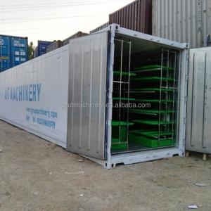 Fully-enclosed Hydroponic Container Millet Grass Fodder Sprouting Machine 1ton