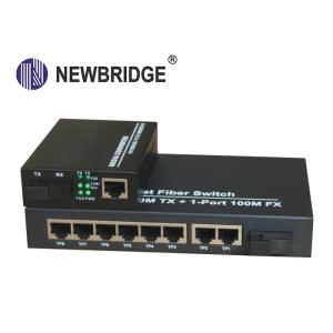 Buy cheap 10 100M Media Converter SC Port , 20km Single Fiber Single Mode Media Converter from wholesalers