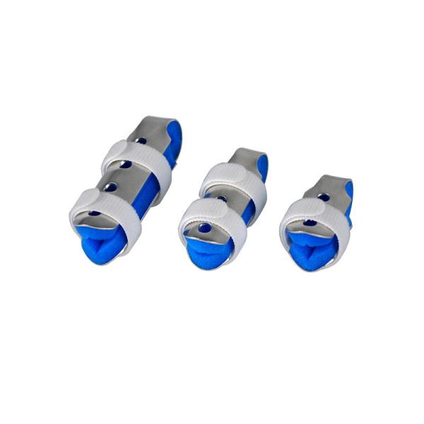 Metal Finger Support Splints Padded Stabilizer Soft Foam Interior And Loop