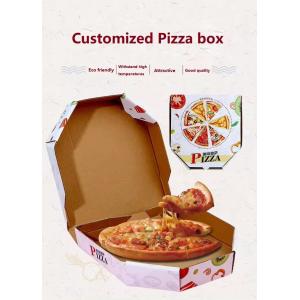 Custom Printed Pizza Slice Boxes Reusable Paperboard Container