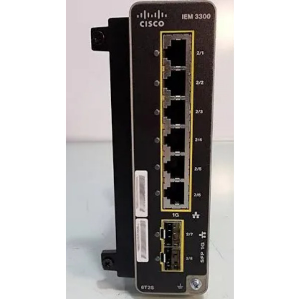 Cisco Module IEM-3300-6T2S : Industrial-Grade Durability , 6T2S Ports & Gigabit