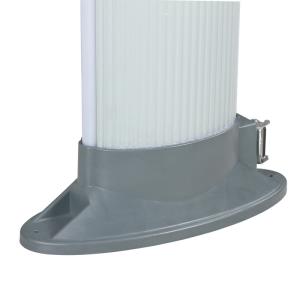 Oval Walk Through Metal Detector 24 Zones 255 Level Sensitivity for Outdoor use