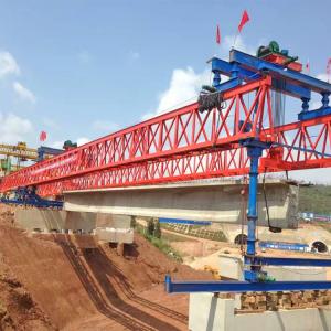 High Strength Steel Construction Lifting Beam Launcher Crane For Highway