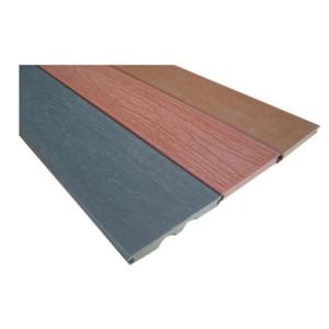 133x24mm Eco-fricendly Solid Board , Wood Plastic Composite Decking Material
