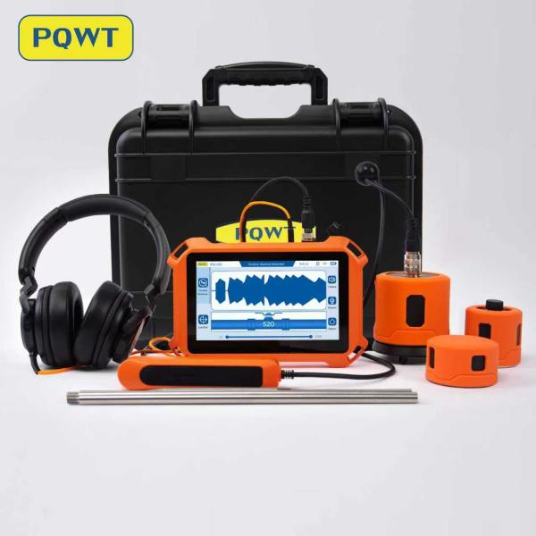Wholesale PQWT-125C Leak Detector with AI Acoustic Analysis and Noise Filtering for Time-Domain Waveform Visualization in Water Pipelines from china suppliers