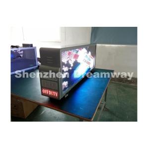 5 mm Pixel Pitch LED Taxi Top Advertising with 3G / WIFI / USB Control