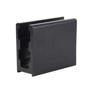 China Aluminum U Channel Glass Railing Laser Cutting Profile for Frameless Fence Handrail on sale