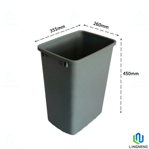Classification Plastic Kitchen Dustbin , Home Trash Bin Trash Can