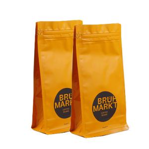 Wholesale Block Bottom Coffee Plastic Packaging Pouch With Printing from china suppliers