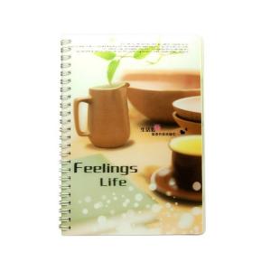 PLASTIC LENTICULAR Promotional pp pet 3d lenticular notebook/dairy notebook