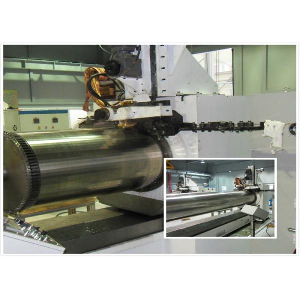 SS Profile Water Well Screen Welding Machine With Mitsubishi E60 Control System