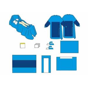 Disposable Sterile Surgical Cardiovascular Pack Drape Kit SMS PP