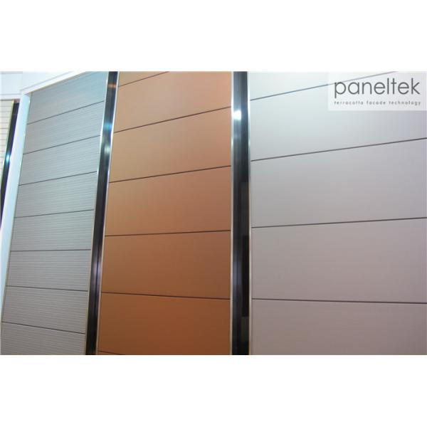 Quality Wall Decoration Terracotta Ventilated Facade , All Sizes Wall Cladding Materials for sale