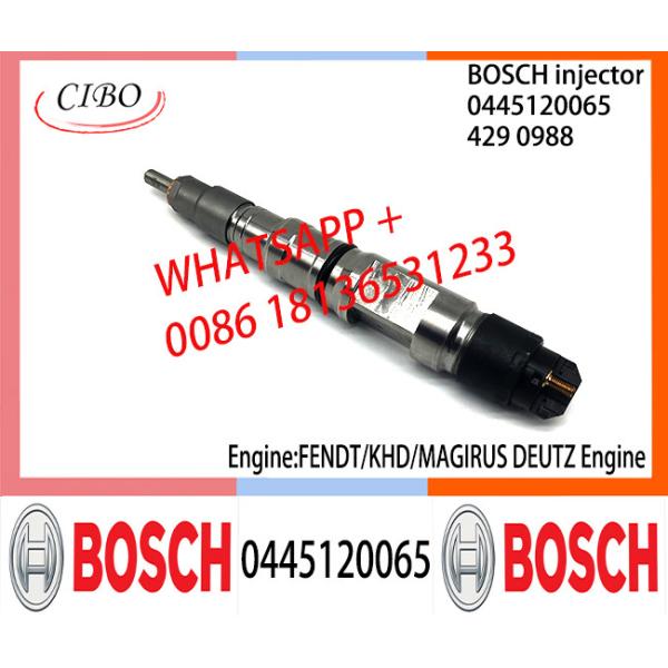 BOSCH 0445120065 4290988 Neutral Fuel Injector Assembly 0445120065 4290988 For FENDT/KHD/MAGIRUS DEUTZ