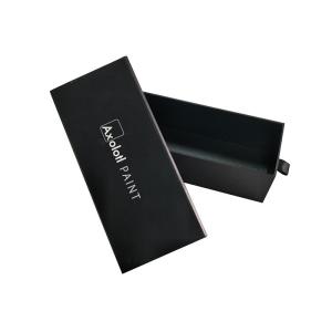 Black Lamination Paper Slide Box , Professional Printing Sliding Drawer Gift