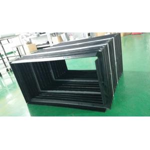 China dust protective bellows made with metal frame +PVC +fiber cloth cover  for automobile lifter fork lifter on sale