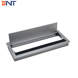 aluminum alloy desktop power outlet and data grommets for office furniture desk