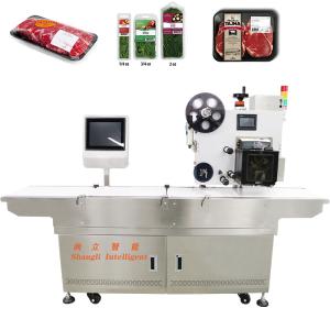 1850x1200x950mm Supermarket Meat Labeling Machine for Printing Shops and