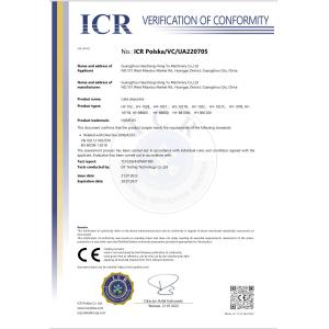 Guangzhou Haosheng Hongyu Machinery Co., Ltd. Certifications