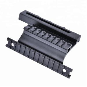 Side Mount Sight Scope Mount System with 127mm Bottom Length and Matte Black