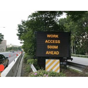 Full Matrix Variable Message Sign with 2 Years Warranty 100000 Hours Life Span