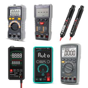 Mini Portable Multimeters High Precision Auto Range Current Voltage Tester for
