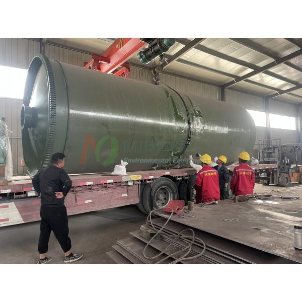 Waste Tyre Pyrolysis Machine with 1-2Tons Capacity and Oil Extraction Capability