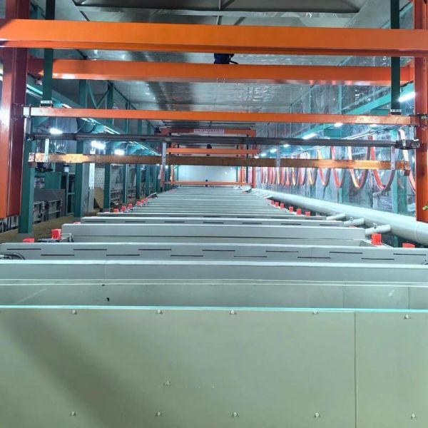 Quality High-Speed Automated Anodizing Production Line With 40m/min Crane Speed For Aluminum Part Efficiency for sale