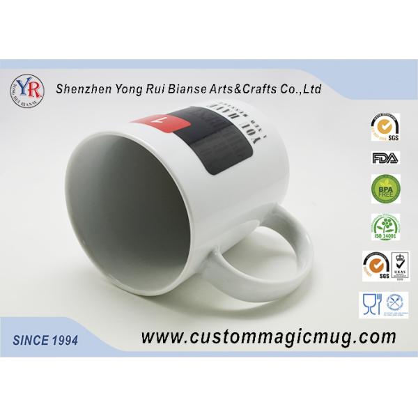 Customized Eco Friendly Mugs , Ceramic Colour Changing Coffee Mug
