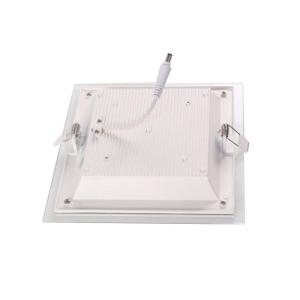 Glass Ceiling Mounted Led Flat Panel Light , 80ra 0.9pfc White Ceiling Lights