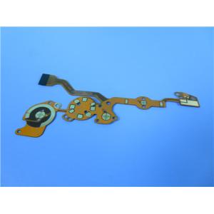 Dual Layer Flexible Printed Circuit PCB (FPC) Built on Polyimide With Stiffener