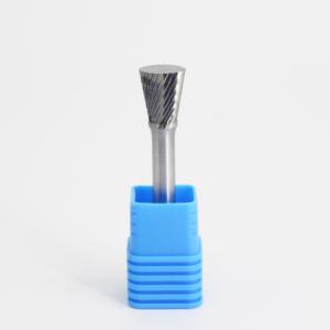 SN Inverted Cone Shape Rotary Burr Cutter Single Cut - 6mm Shank