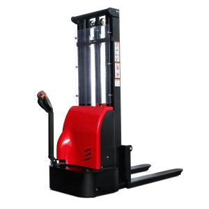 1000kg Self Loading Stacker Electric Stacker Self Lifting Forklift