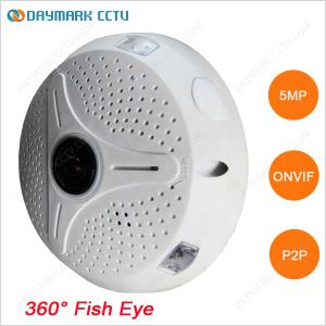 Digital PTZ Free CMS 360 degree Panoramic IP 5MP CCTV Camera