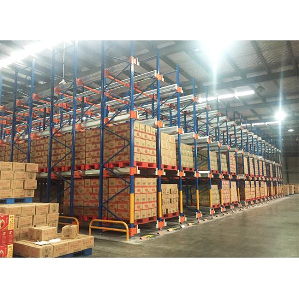 B37 Warehouse Storage Shelves Heavy Duty Radio Shuttle Car Pallet Racking System Steel Stacking Racks & Shelves