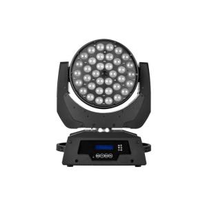 360F Moving Head RGBW 4-in-1 LED Wash Zoom Sound Activated Lights For Church /