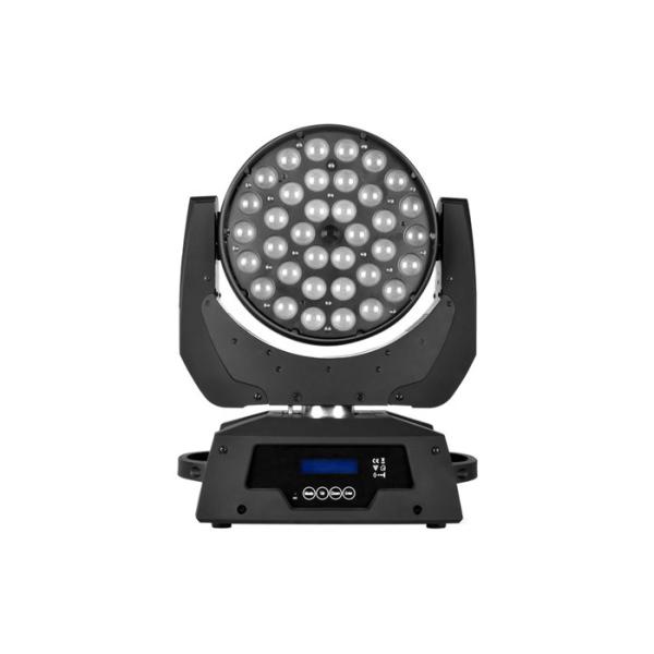 360F Moving Head RGBW 4-in-1 LED Wash Zoom Sound Activated Lights For Church /
