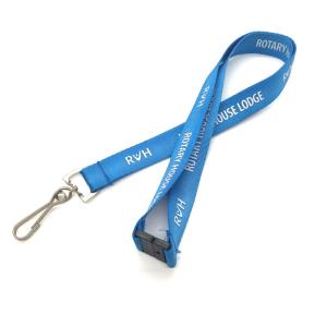Fashion Style Polyester Material Customized Silkscreen Printing Neck Strap