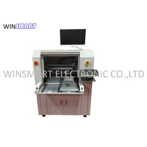 Dia 0.8mm Routing Bit PCB Router Machine , PCB Cutting Machine 0.01mm Repeatabil