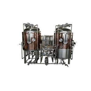 Wholesale Red Copper Brewpub Equipment 500L Automatic Controlling With Electricity Heating from china suppliers