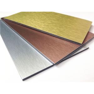 Wholesale Lightweight Elegant Brushed Aluminum Composite Panel With Wide Range Of Colors For Your Contemporary Construction from china suppliers