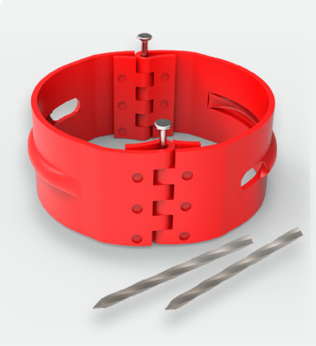 API-Compliant 7-5/8 Inch Pin-Type Stop Collar for Restricting Casing Centralizer Displacement in Oil & Gas Operations