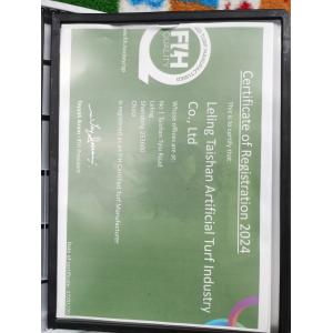 Leling Taishan Artificial Turf Industry Co.,Ltd. Certifications