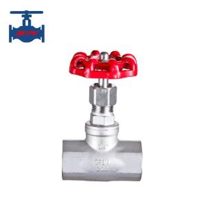 Wholesale CF8 CF8M NPT Threaded Globe Valve Class 150 For Corrosive Medium Pipeline Use from china suppliers