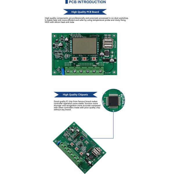 12v 24v 20A manual pwm solar charge controller solar charger controller