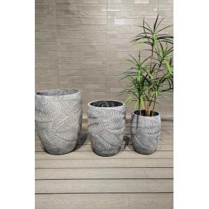 Customed Fiber Clay Planter Modern Style And Frost Resistance