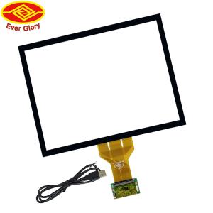 15 Inch Capacitive Industrial Touch Panels IP65 Waterproof Transparent Glass