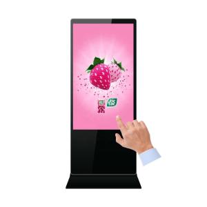 4K Interactive Floor Standing Advertising Touch Screen Kiosk 32 Inch to 86 Inch