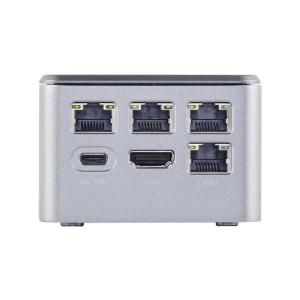Intel Portable Soft Router Mini PC LPDDR4x With Four 2.5G LAN For Home Office